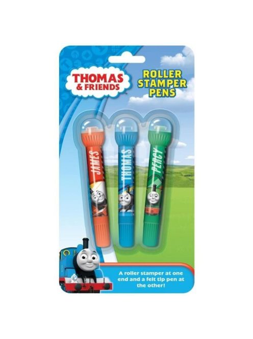 Рисувателен комплект за оцветяване Thomas & Friends, Флумастери с печати 3 цвята, THRSP