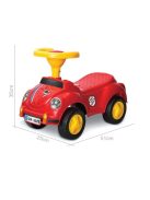 Детска кола за баланс и прохождане Beetles, С бутон за сигнализация, 50 х 42 х 23 см, 1,5 + години