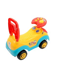   Детска кола за баланс и прохождане My Friends, С часовник и бутон за сигнализация, 52 х 45 х 24 см, 1.5 + години