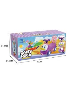   Детска кола за баланс и прохождане Duck Daisy, Със звуци и бутон за сигнализация, 52 х 39,5 х 23 см, 1,5 + години