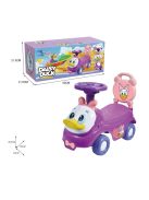 Детска кола за баланс и прохождане Duck Daisy, Със звуци и бутон за сигнализация, 52 х 39,5 х 23 см, 1,5 + години