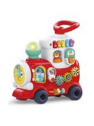 Детско влакче за баланс и прохождане Hola 4 в 1, Със звукови и светлинни ефекти, 76x 22 x 40 cm, 1,5 + години