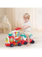 Детско влакче за баланс и прохождане Hola 4 в 1, Със звукови и светлинни ефекти, 76x 22 x 40 cm, 1,5 + години