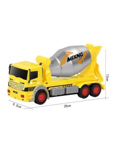   Камион 1:16, Механичен, 33x18x21,5cm, Жълт, 3+ години