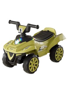   Детска кола за баланс и прохождане ATV, До 40 кг, Със звукови ефекти и багажник под седалката, 60х28х39 см, 1,5 + години