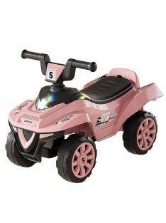   Детска кола за баланс и прохождане ATV, До 40 кг, Със звукови ефекти и багажник под седалката, 60х28х39 см, 1,5 + години