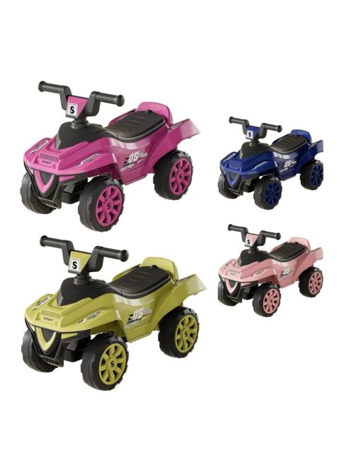 Детска кола за баланс и прохождане ATV, До 40 кг, Със звукови ефекти и багажник под седалката, 60х28х39 см, 1,5 + години