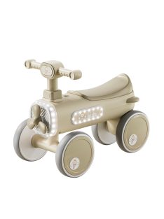   Детско колело за баланс и прохождане Kids, Със звукови и светлинни ефекти, Подвижна перка, 56.5X26.5X41.5 cm, 1,5 + години