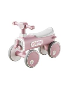   Детско колело за баланс и прохождане Kids, Със звукови и светлинни ефекти, Подвижна перка, 56.5X26.5X41.5 cm, 1,5 + години