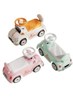   Детска кола за баланс и прохождане Ретро, До 25 кг, Със светещи фарове, 61X28X38 см, 1,5 + години, Резида