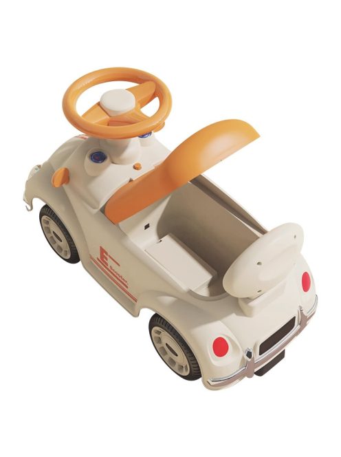 Детска кола за баланс и прохождане Ретро, До 25 кг, Със светещи фарове, 61X28X38 см, 1,5 + години, Беж