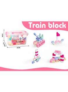   КОНСТРУКТОР В ПРОЗРАЧЕН КУФАР 65 ЧАСТИ 2 ЦВЯТА