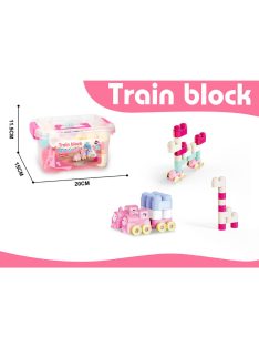   КОНСТРУКТОР В ПРОЗРАЧЕН КУФАР 34 ЧАСТИ 2 ЦВЯТА