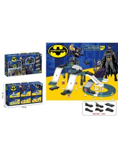   Детски комплект Паркинг Batman, 2 нива и 3 количка, 47 х 25,5 х 9 cm, 3+ години