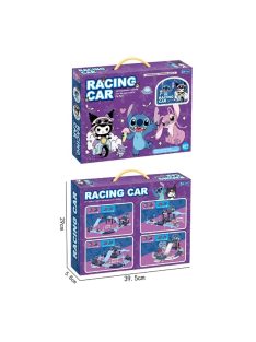   Детски комплект Паркинг Ститч (Lilo & Stitch), 2 нива и 2 количка, 39,5 х 29 х 6 cm, 3+ години