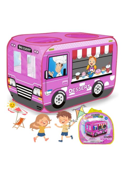 Детска палатка Каравана за сладкиши, 110х70х72 см