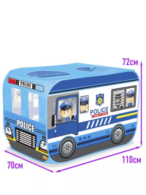 Детска палатка Полицейска кола, 110х70х72 см