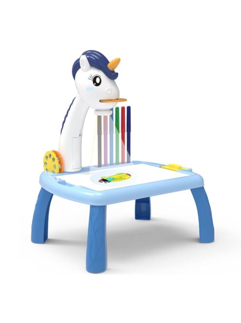 Детска маса за рисуване с проектор Еднорог, 35 х 30 х 7 см