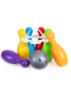   Детска игра БОУЛИНГ с 6 кегли и 1 топка, 34х34х32 cm