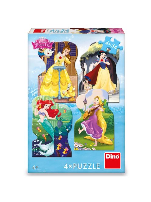 ПЪЗЕЛ DISNEY PRINCESSES 4Х54 части, 19 х 4 х 27 cm, 3+ години