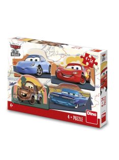   ПЪЗЕЛ DISNEY CARS 4Х54 части, 19 х 4 х 27 cm, 3+ години