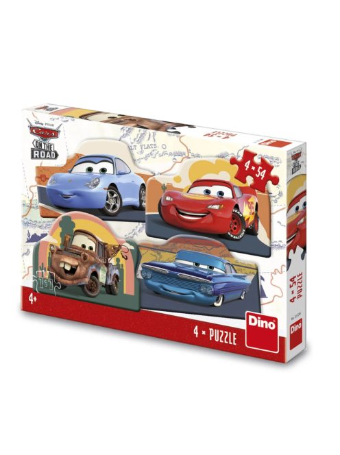 ПЪЗЕЛ DISNEY CARS 4Х54 части, 19 х 4 х 27 cm, 3+ години
