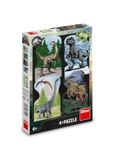   ПЪЗЕЛ JURASSIC WORLD 4Х54 части, 19 х 4 х 27 cm, 3+ години