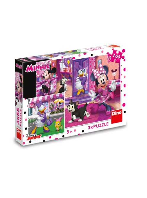 ПЪЗЕЛ DISNEY MINNIE Mause 3Х55 части, 27 х 4 х 19 cm, 3+ години