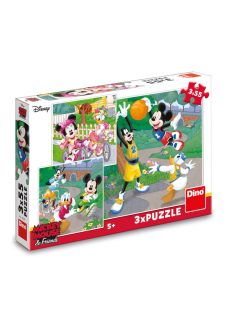   ПЪЗЕЛ DISNEY MICKEY & MINNIE Mause 3Х55 части, 27 х 4 х 19 cm, 3+ години