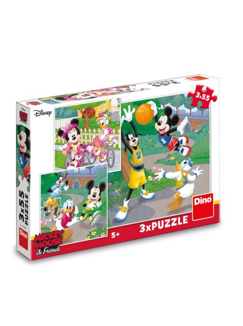 ПЪЗЕЛ DISNEY MICKEY & MINNIE Mause 3Х55 части, 27 х 4 х 19 cm, 3+ години