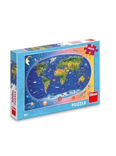   ПЪЗЕЛ КАРТА НА СВЕТА 300 XL части, 27 х 4 х 19 cm, 6+ години