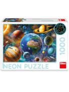 ПЪЗЕЛ ПЛАНЕТИ 1000 части, НЕОН, 32 х 7 х 23 cm, 6+ години