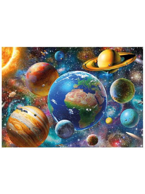 ПЪЗЕЛ ПЛАНЕТИ 1000 части, НЕОН, 32 х 7 х 23 cm, 6+ години