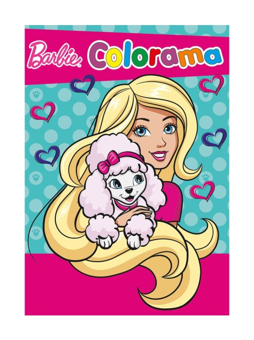 Книжка за оцветяване и стикери Барби, Disney Barbie, 48 стр., 2 модела, 29 х 21 х 0,2 см