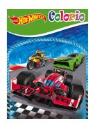 Книжка за оцветяване и стикери Хот Уилс, Disney Hot Wheels, 32 стр., 3 модела, 29 х 21 х 0,2 см