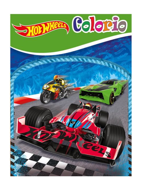 Книжка за оцветяване и стикери Хот Уилс, Disney Hot Wheels, 32 стр., 3 модела, 29 х 21 х 0,2 см