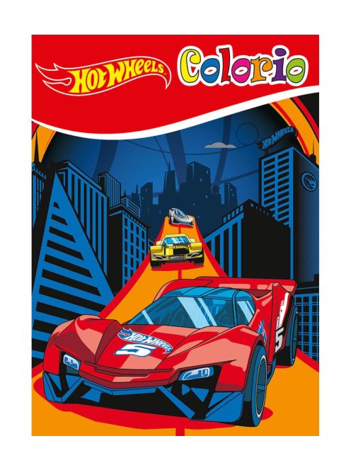 Книжка за оцветяване и стикери Хот Уилс, Disney Hot Wheels, 32 стр., 3 модела, 29 х 21 х 0,2 см
