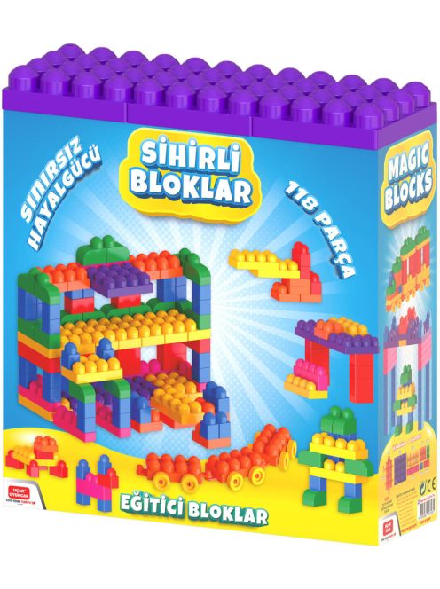 КОНСТРУКТОР MAGIC BLOCKS 118 ЧАСТИ