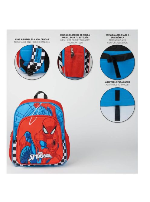Ученическа раница Disney Spider-Man, 31х38х12 cm, Червена