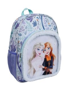   Ученическа раница с пух Disney Frozen, 31х38х12 cm, Синя