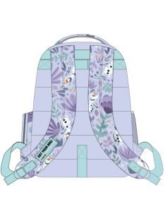   Ученическа раница с пух Disney Frozen, 32х42х15 cm, Синя