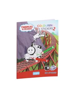   Книжка за оцветяване и стикери с Влакчето ПЪРСИ, Thomas & Friends Colouring + stickers, 21 х 28 cm