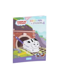   Книжка за оцветяване и стикери с Влакчето КАНА, Thomas & Friends Colouring + stickers, 21 х 28 cm