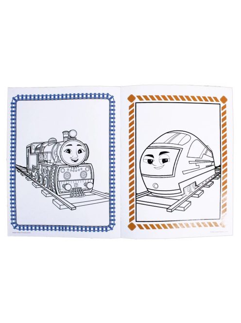 Книжка за оцветяване и стикери с Влакчето КАНА, Thomas & Friends Colouring + stickers, 21 х 28 cm