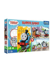   Пъзел Влакчето ТОМАС макси 15ч., Thomas & Friends Trefl Primo Super Giant, 2 in 1, 42008