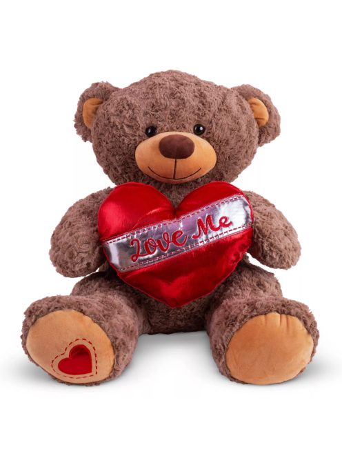 Плюшено мече със сърце Love me, Бродерия , 40 cm