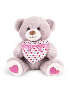   Плюшено мече със сърце Love, Бродерия и сърчица ,  25 cm