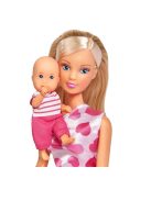 Комплект за игра Steffi Love, Кукла с бебе, 18 аксесоари, Steffi Love New Born Baby Set, Toy Doll with Baby, Pram, Bath and Cradle, 45,5 x 32,5 x 11,5 см