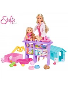   Комплект за игра Steffi Love, Ветеринарен доктор, 35 аксесоари, Steffi Love Love Animal World Doll, 7.5 x 32.5 x 40 cm