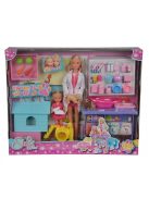 Комплект за игра Steffi Love, Ветеринарен доктор, 35 аксесоари, Steffi Love Love Animal World Doll, 7.5 x 32.5 x 40 cm